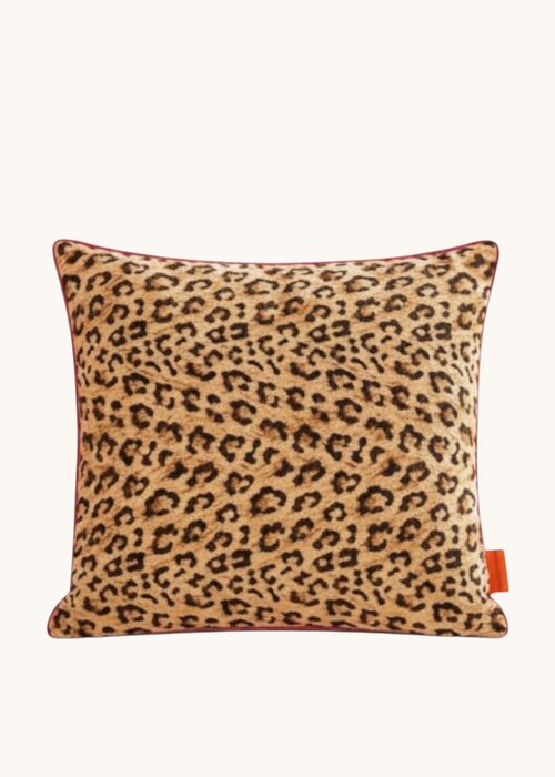 Panter kussen roze
