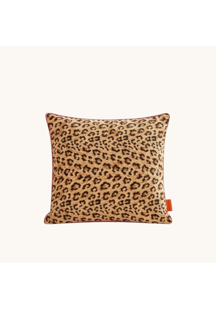 Panter kussen roze