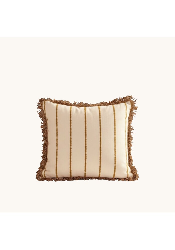 Goud/crème kussen