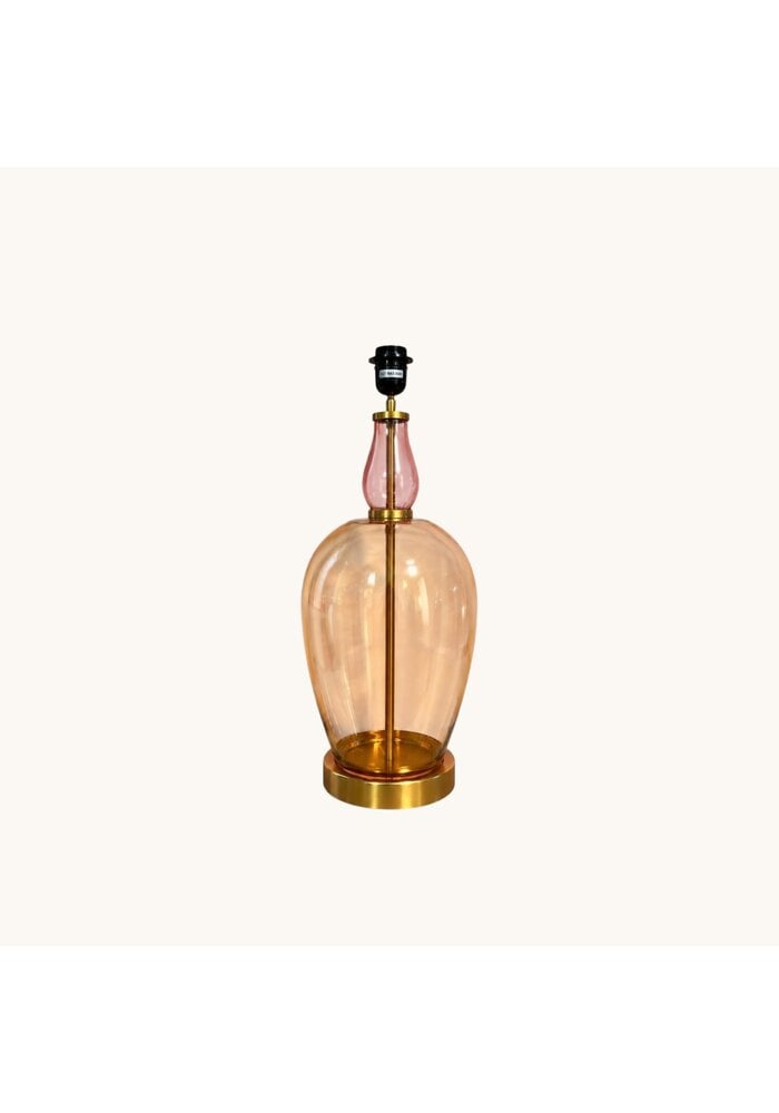Lampenvoet - Amber rosé