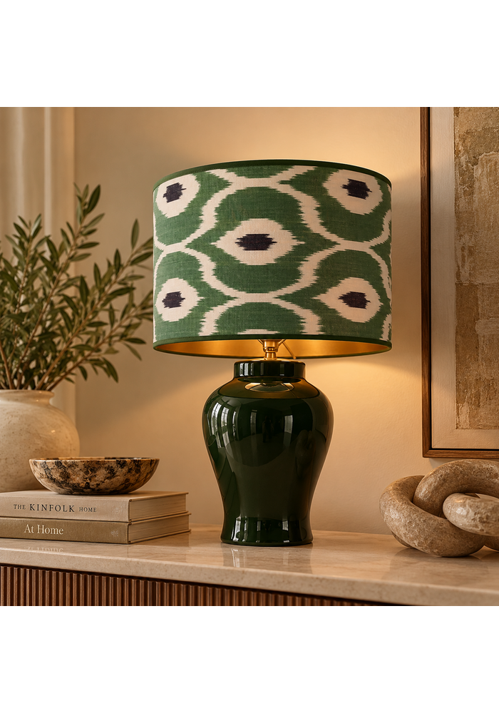Lampenkap - Ikat groen