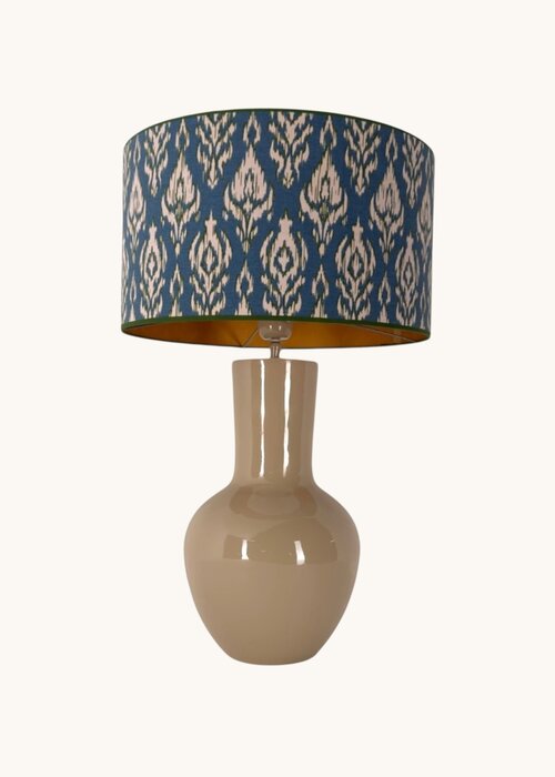 Lampenkap - Ikat blauw/groen