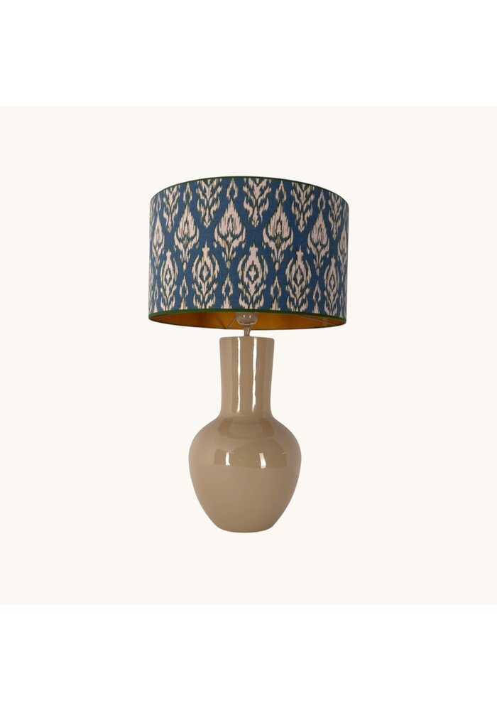 Lampenkap - Ikat blauw/groen