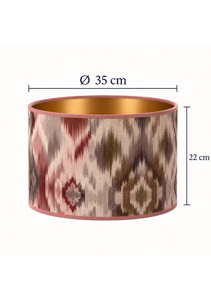 Lampenkap - Ikat roze