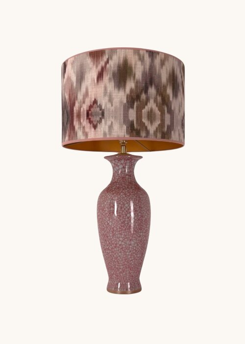 Lampenkap - Ikat roze