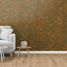 Vægkork Twist Green - 60 x 30 cm - 3 mm tyk - Pr. m²