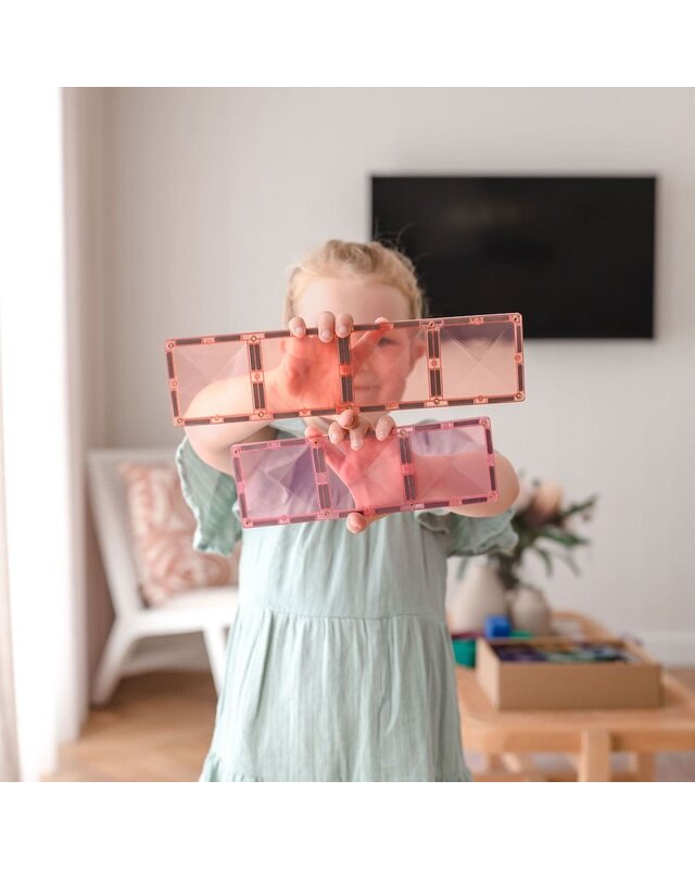 CONNETIX CONNETIX Pastel Vierkant / Rechthoek Pakket - 24 delig CONNETIX CONNETIX Pastel Vierkant / Rechthoek Pakket - 24 delig