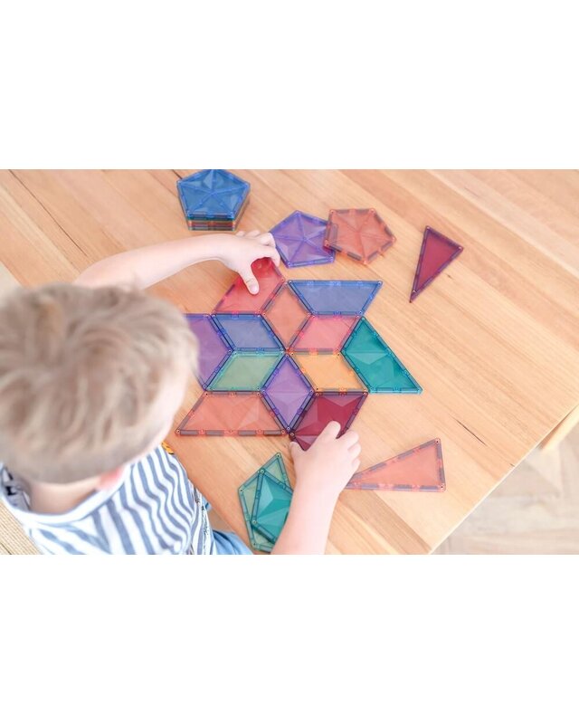 CONNETIX  CONNETIX Pastel Vormen Uitbreiding Pakket - 48 delig CONNETIX  CONNETIX Pastel Vormen Uitbreiding Pakket - 48 delig