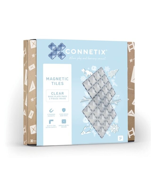 CONNETIX  CONNETIX 2 Transparant Basisplaten 30 x 30 cm CONNETIX  CONNETIX 2 Transparant Basisplaten 30 x 30 cm