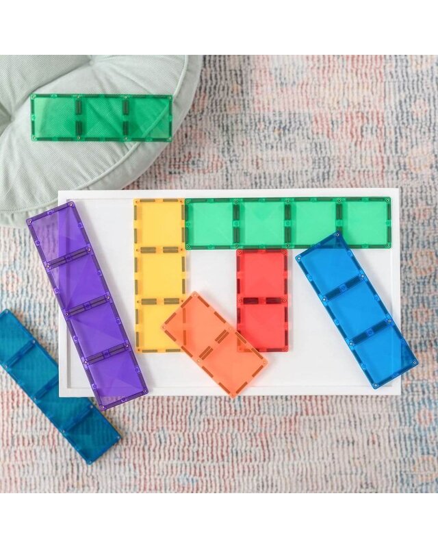 CONNETIX  CONNETIX Rainbow Rechthoek Pakket - 18 delig