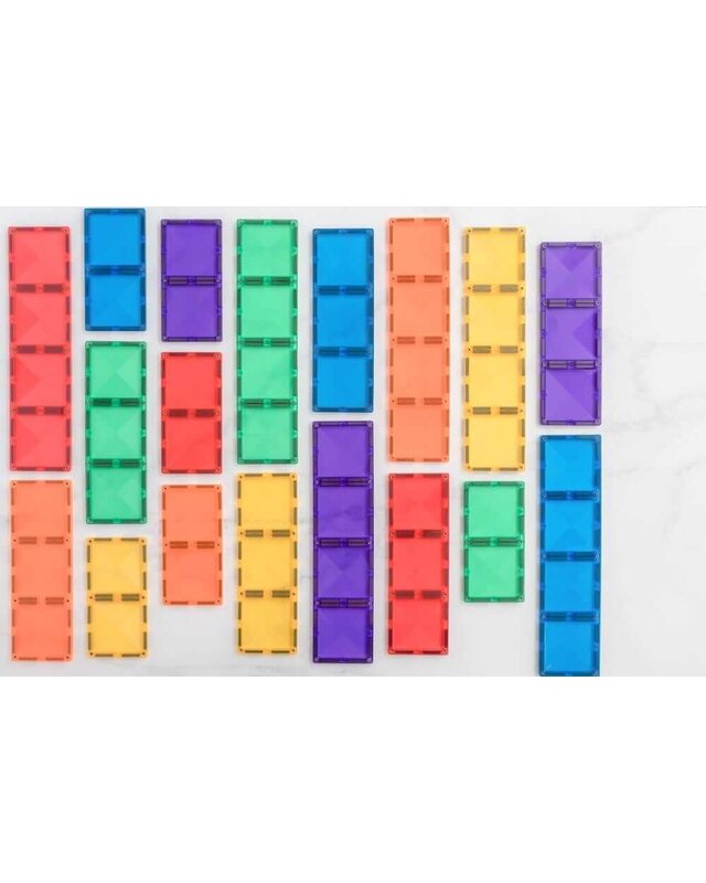 CONNETIX  CONNETIX Rainbow Rechthoek Pakket - 18 delig