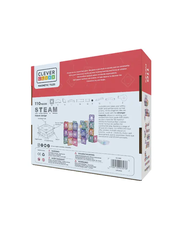 Cleverclixx Cleverclixx Ball Run Clever Pack Pastel - 110 Stuks Cleverclixx Cleverclixx Ball Run Clever Pack Pastel - 110 Stuks