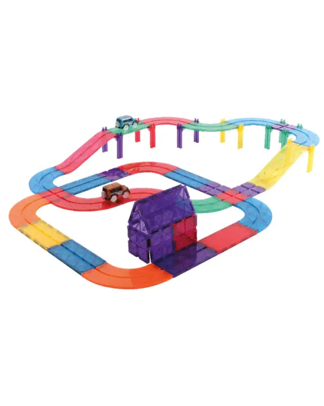 Cleverclixx Cleverclixx Race Track Intense - 65 stuks + Gratis groene Auto Cleverclixx Cleverclixx Race Track Intense - 65 stuks + Gratis groene Auto