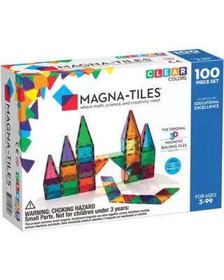 Magna Tiles Clear Colors Classic bouwset -100 stuks