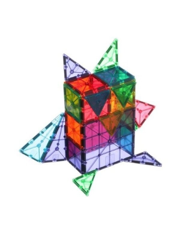 Magna Tiles Magna Tiles Clear Colors bouwset - 32 stuks Magna Tiles Magna Tiles Clear Colors bouwset - 32 stuks