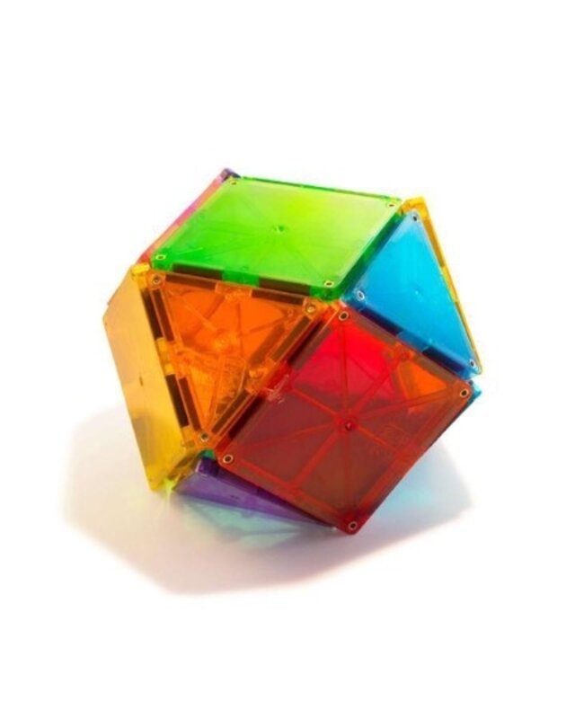 Magna Tiles Magna Tiles Clear Colors bouwset - 32 stuks Magna Tiles Magna Tiles Clear Colors bouwset - 32 stuks