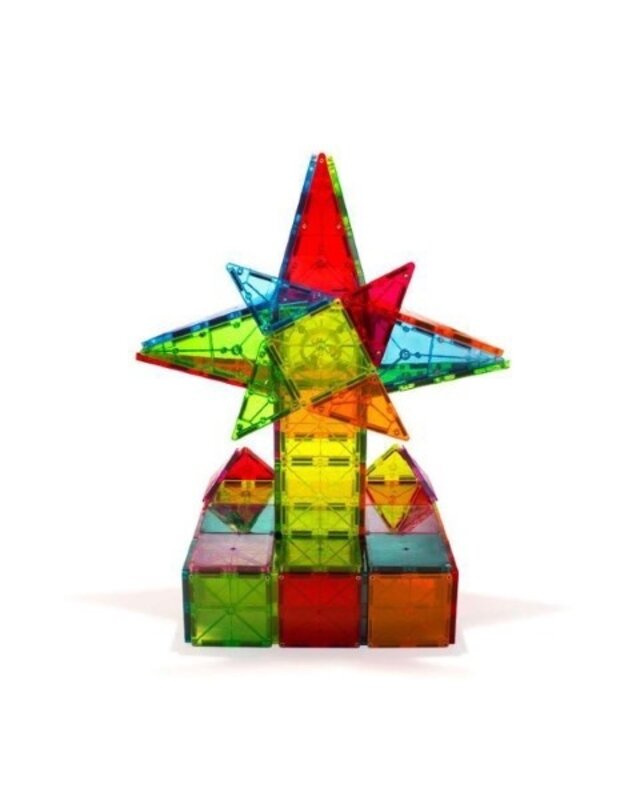 Magna Tiles Magna Tiles Metropolis Clear Colors - 110 stuks Magna Tiles Magna Tiles Metropolis Clear Colors - 110 stuks