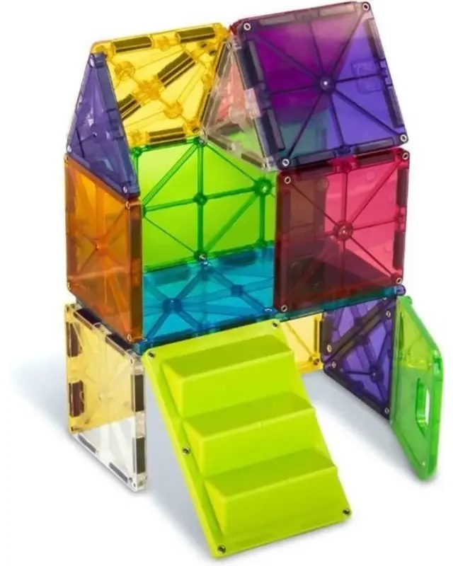 Magna Tiles Magna Tiles House Clear Colors - 28 stuks