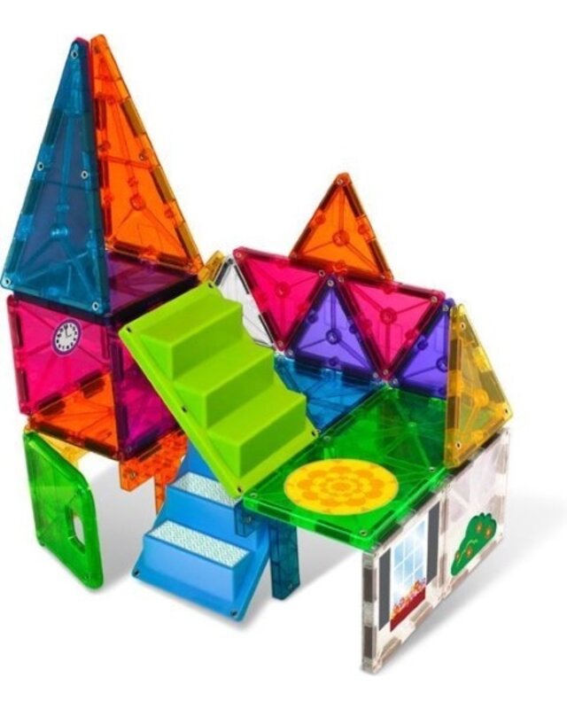 Magna Tiles Magna Tiles House Clear Colors - 28 stuks