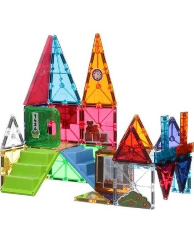 Magna Tiles Magna Tiles House Clear Colors - 28 stuks