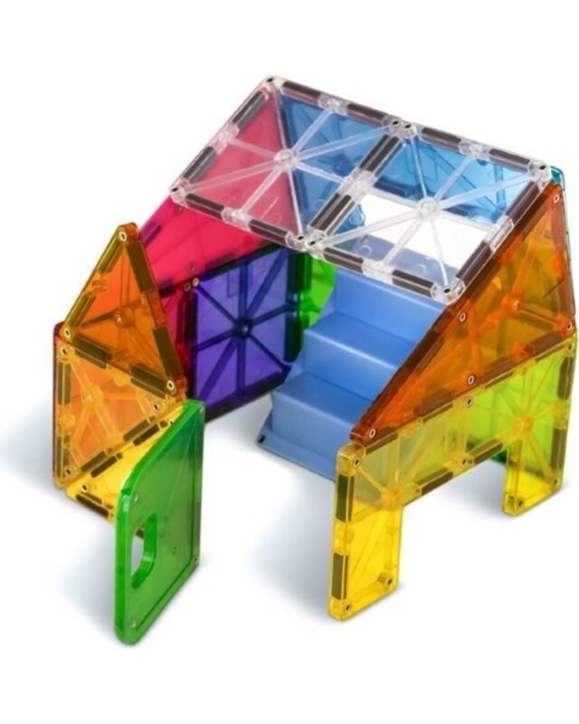 Magna Tiles Magna Tiles House Clear Colors - 28 stuks