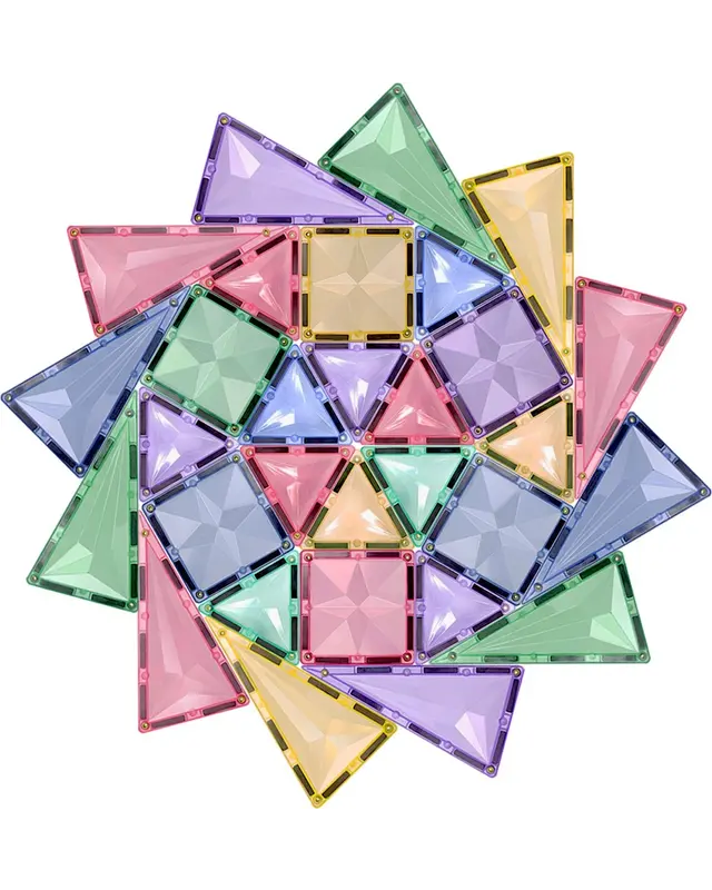 Coblo Coblo Magnetische bouwstenen Pastel - 100 delig Coblo Coblo Magnetische bouwstenen Pastel - 100 delig