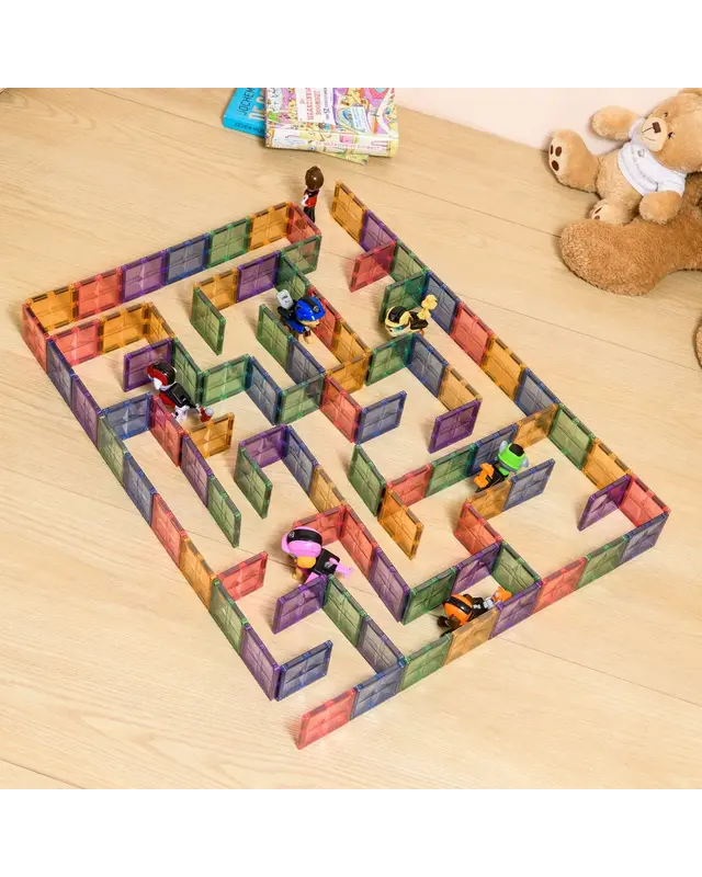 Coblo Coblo Magnetische bouwstenen Pastel - 100 delig Coblo Coblo Magnetische bouwstenen Pastel - 100 delig