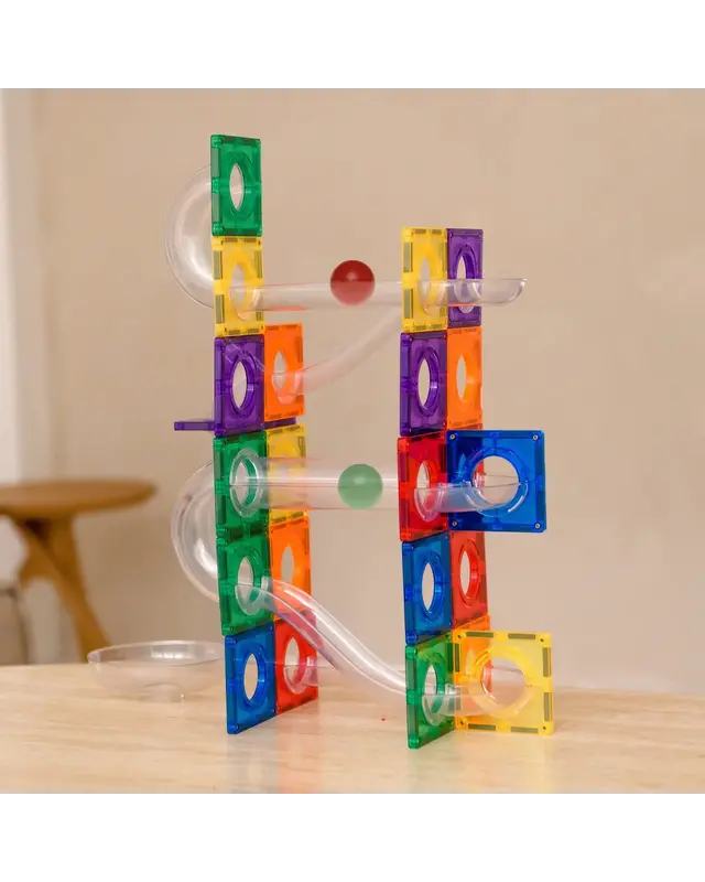 Coblo Coblo Magnetische Knikkerbaan Classic - 100 delig + Gratis 12 reserve ballen Coblo Coblo Magnetische Knikkerbaan Classic - 100 delig + Gratis 12 reserve ballen