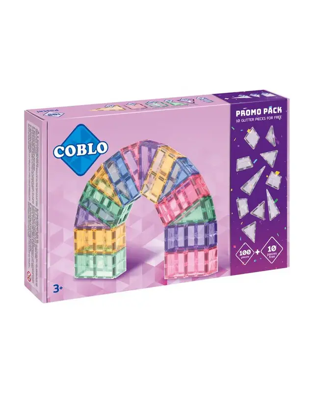 Coblo Coblo Limited edition Pastel 100 delig + 10 Gratis glitter stenen Coblo Coblo Limited edition Pastel 100 delig + 10 Gratis glitter stenen