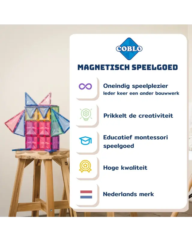 Coblo Coblo Limited edition Pastel 100 delig + 10 Gratis glitter stenen Coblo Coblo Limited edition Pastel 100 delig + 10 Gratis glitter stenen