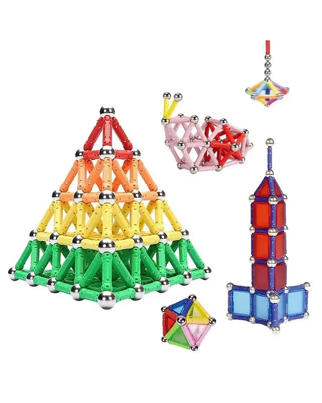 Magic Magnetic Procart 3D Magnetisch speelgoed - 138 stuks