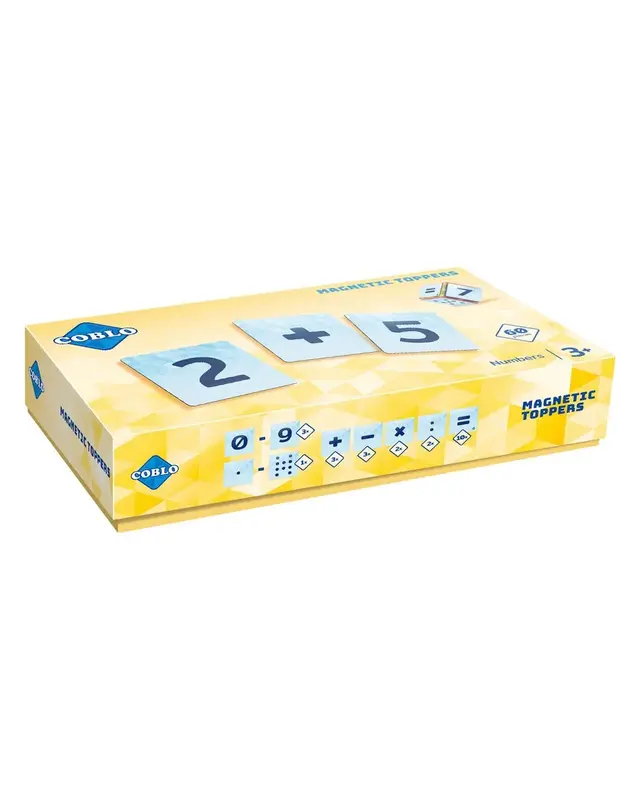 Coblo Coblo Magneet Toppers Cijfers - 60 delig Coblo Coblo Magneet Toppers Cijfers - 60 delig