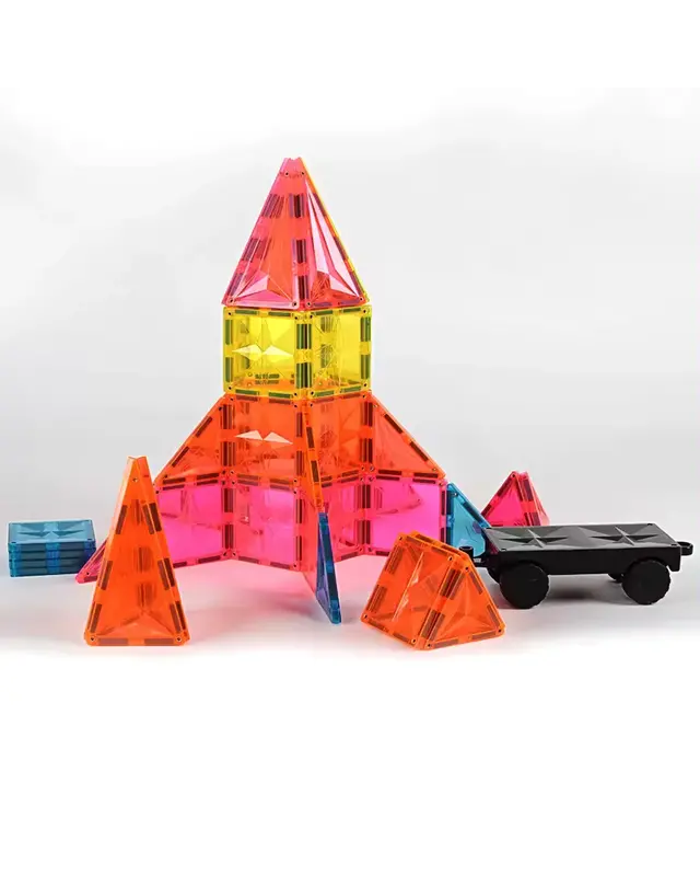 MNTL MNTL Fluorescent beach magneet speelgoed - 102 stuks MNTL MNTL Fluorescent beach magneet speelgoed - 102 stuks