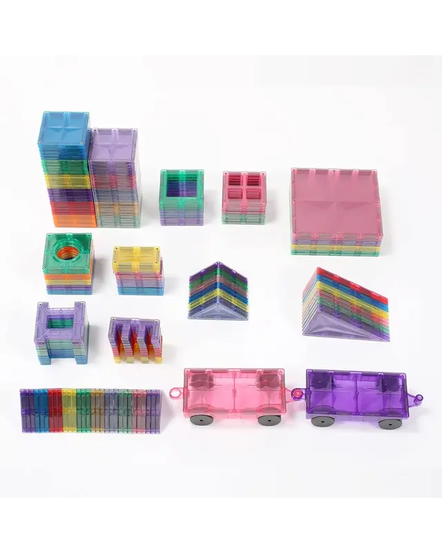 MNTL MNTL Magnetisch speelgoed XXL pakket Rainbow sterren - 182 stuks MNTL MNTL Magnetisch speelgoed XXL pakket Rainbow sterren - 182 stuks
