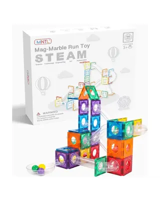 MNTL Magnetische Knikkerbaan Rainbow - 100 stuks