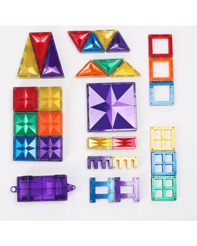 MNTL MNTL Magnetic Tiles Magnetische Tegels Classic - 108 stuks MNTL MNTL Magnetic Tiles Magnetische Tegels Classic - 108 stuks