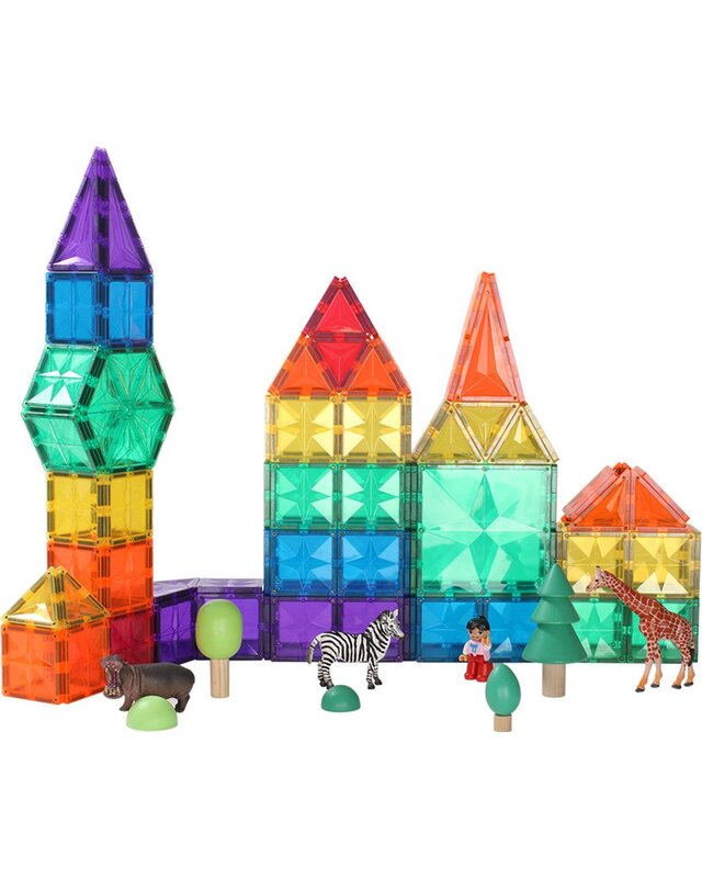 MNTL MNTL Magnetic Tiles Magnetische Tegels Classic - 108 stuks MNTL MNTL Magnetic Tiles Magnetische Tegels Classic - 108 stuks