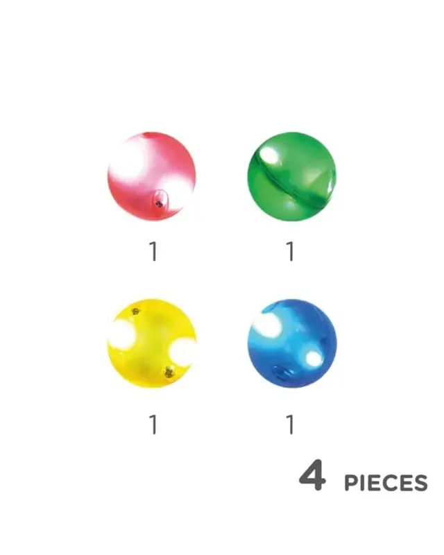 Cleverclixx Cleverclixx - balls pack dazzling lights (4 stuks) Cleverclixx Cleverclixx - balls pack dazzling lights (4 stuks)