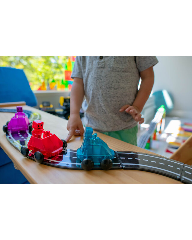 Magna Tiles Magna-Tiles Dashers 6-Piece Set, Speelgoed auto speelset, 3 jaar, Blauw, Paars, Rood Magna Tiles Magna-Tiles Dashers 6-Piece Set, Speelgoed auto speelset, 3 jaar, Blauw, Paars, Rood