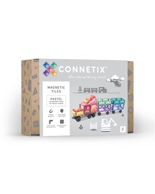 CONNETIX  CONNETIX Pastel Transport pakket - 50 stuks