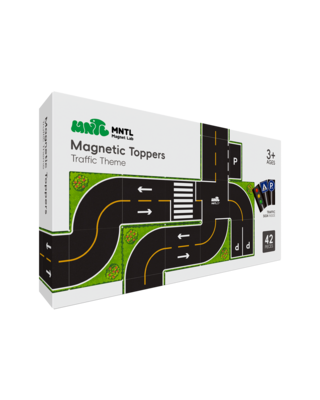MNTL Magnetische Toppers Verkeersthema 42-delig