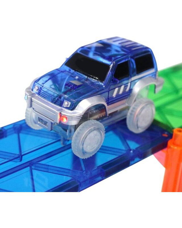 Coblo Coblo Classic Magnetische Autobaan Set 70-delig Coblo Coblo Classic Magnetische Autobaan Set 70-delig