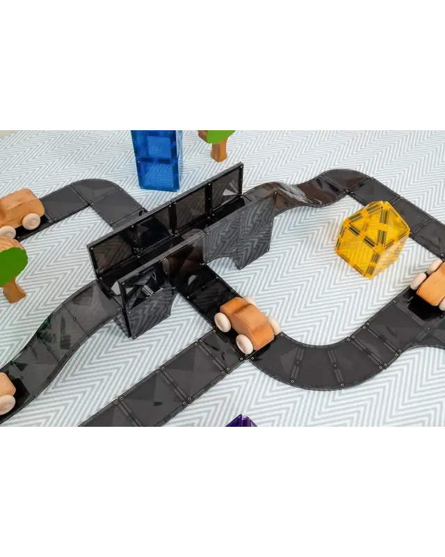 CONNETIX  CONNETIX Roads Magnetische Autobaan Set 48 delig CONNETIX  CONNETIX Roads Magnetische Autobaan Set 48 delig