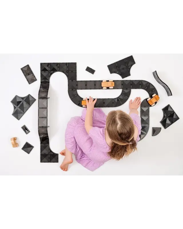 CONNETIX  CONNETIX Roads Magnetische Autobaan Set 48 delig CONNETIX  CONNETIX Roads Magnetische Autobaan Set 48 delig