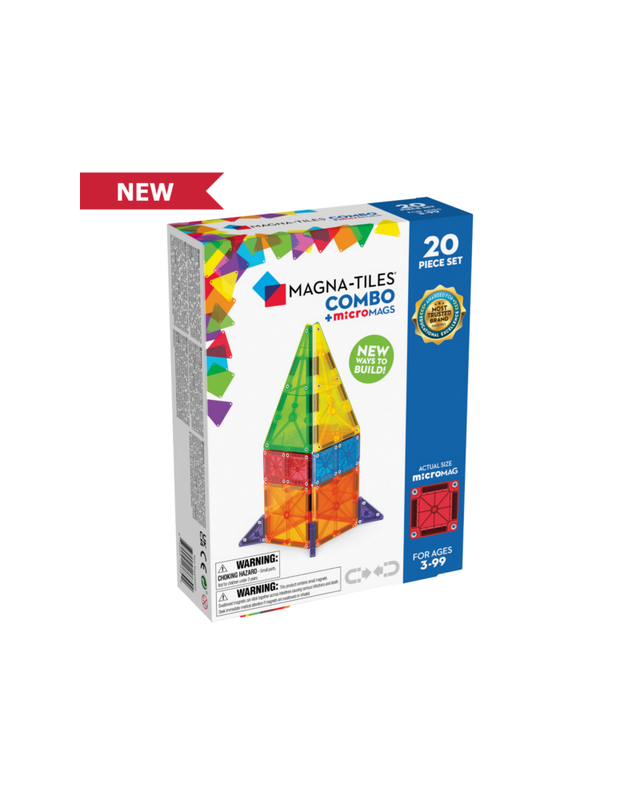 Magna Tiles Magna Tiles Magneten Combo 20-delig Magna Tiles Magna Tiles Magneten Combo 20-delig