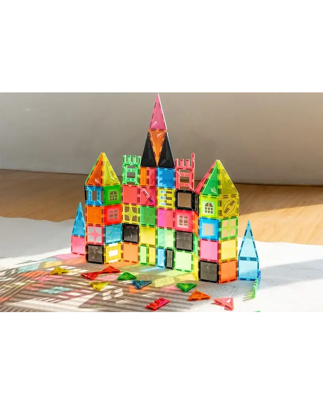 MNTL MNTL Fluorescent beach magneet speelgoed - 102 stuks MNTL MNTL Fluorescent beach magneet speelgoed - 102 stuks