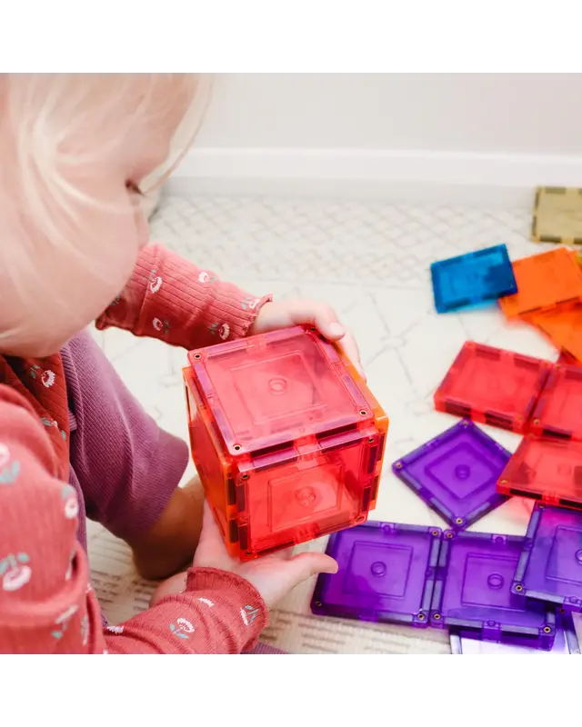 Learn and Grow Toys Learn and Grow Magnetische tegels - Kleine Vierkanten 36 delig