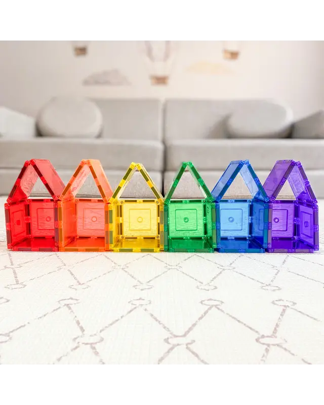 Learn and Grow Toys Learn and Grow Magnetische tegels - Kleine Vierkanten 36 delig