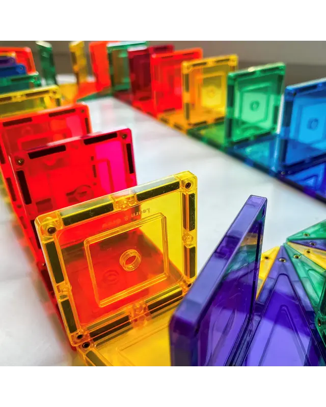 Learn and Grow Toys Learn and Grow Magnetische tegels - Kleine Vierkanten 36 delig