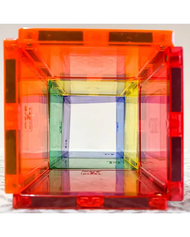 Learn and Grow Toys Learn and Grow Magnetische tegels - Kleine Vierkanten 36 delig